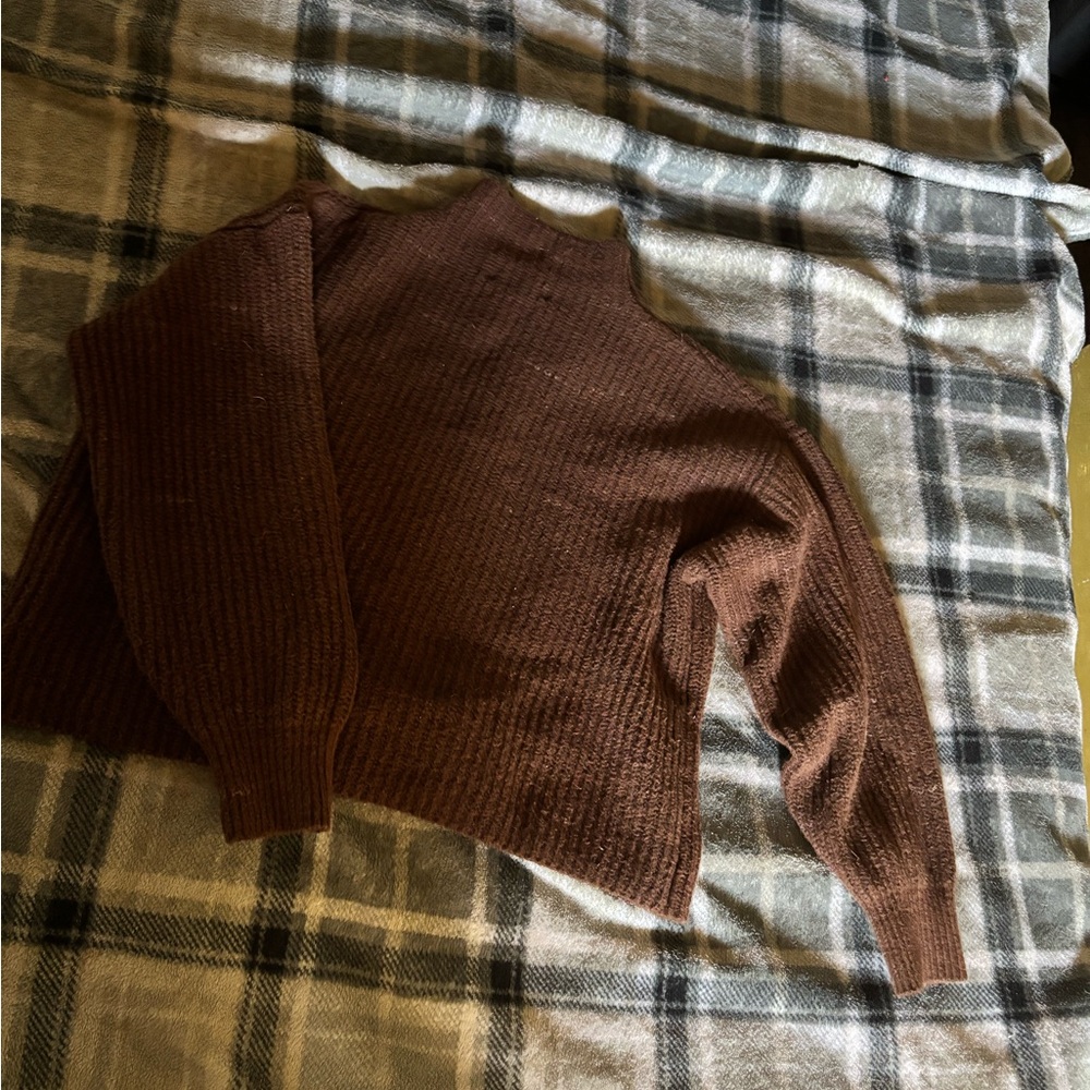 Old Navy Women's Brown Turtleneck Sweater